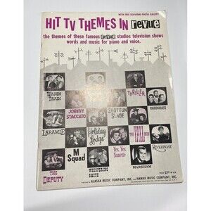 Universal City Revue Studios "Hit TV Themes In Revue" Souvenir Music Book 1961
